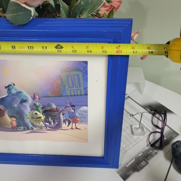 2 Rare Limited edition Disney lithographs Monsters Inc Framed - Picture 3 of 4